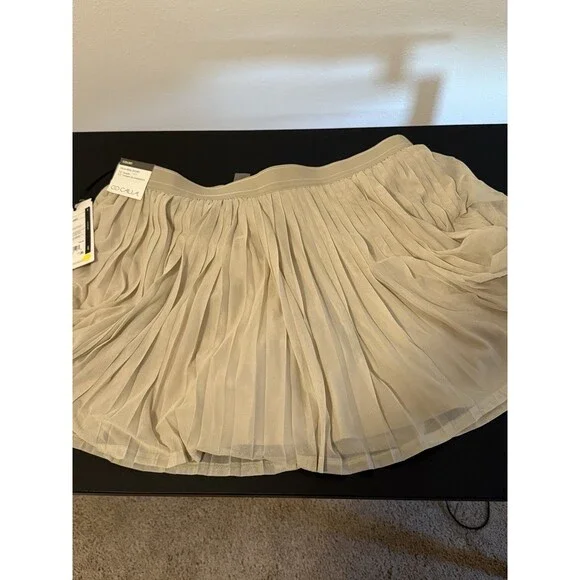 CALIA Women’s Court Skort XXL Khaki Sand Pleated Tennis Golf Athletic NWT - Picture 7 of 7